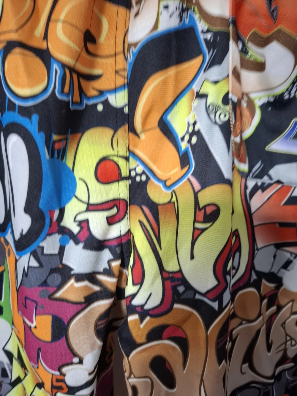 Multicolor Graffiti Print Jogger Sweatpants - Bold Streetwear